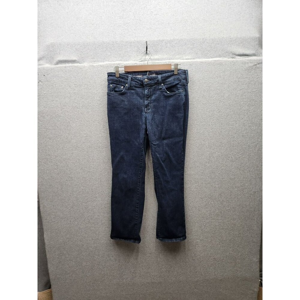 NYDJ Marilyn Ankle Jeans 10P‎ Dark Wash Lift Tuck Technology